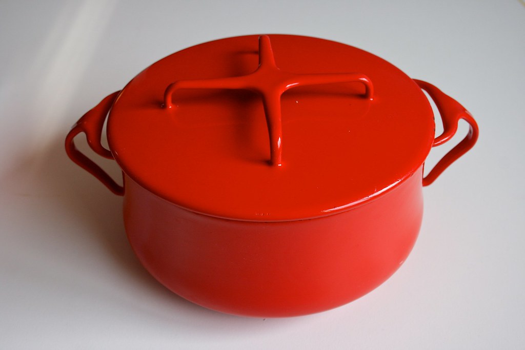 Dansk Kobenstyle Vintage Pot in Red Dansk Kobenstyle Vinta… Flickr