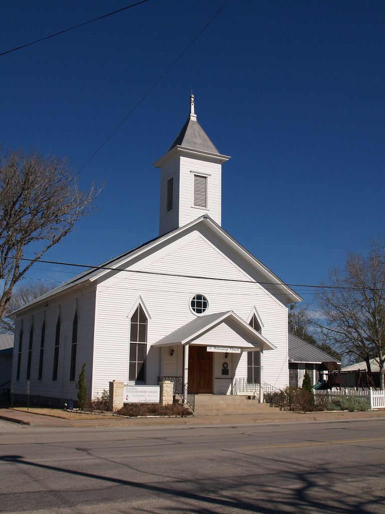 Flatonia Texas Old small town Church 2010 Buildings Roads … Flickr