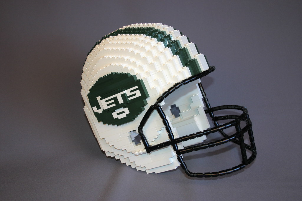 Jets Helmet 1 I first built a Jets helmet over seven years… Flickr