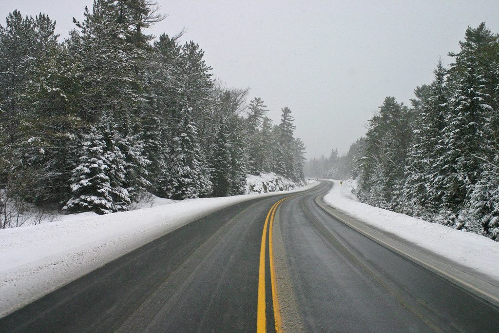 Heading North Ontario Highway 28 North. Apsley, Ontario. Martin