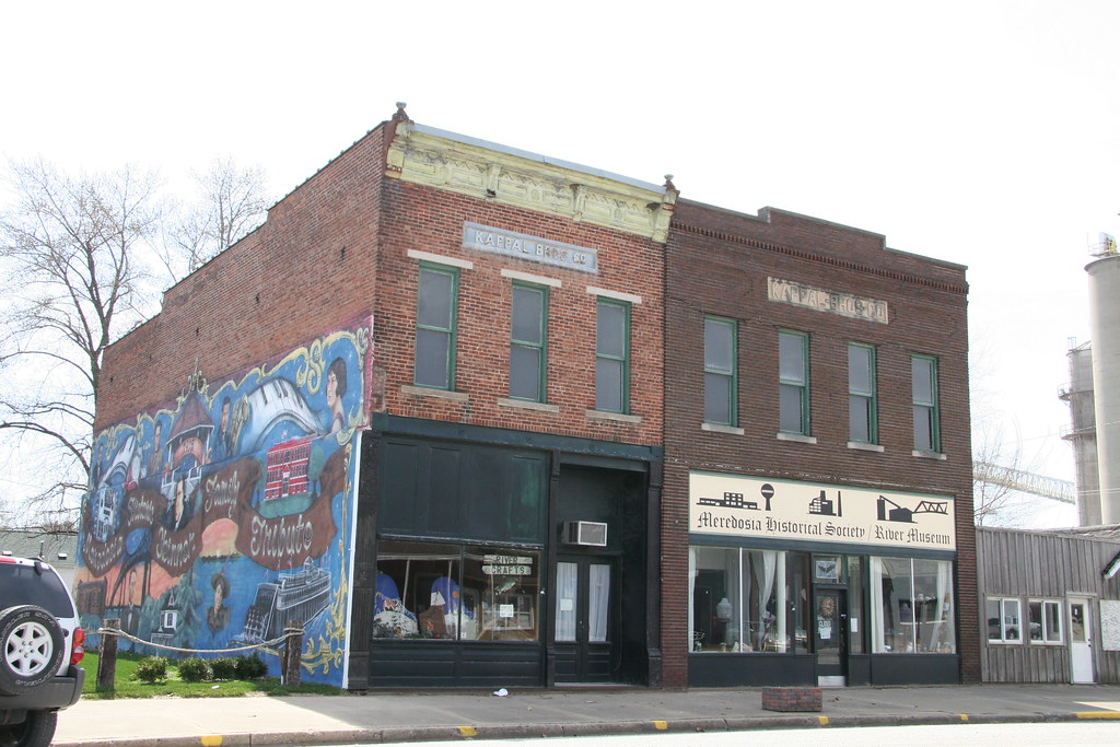 Meredosia IL, Meredosia Illinois, Mural Art, County a photo on