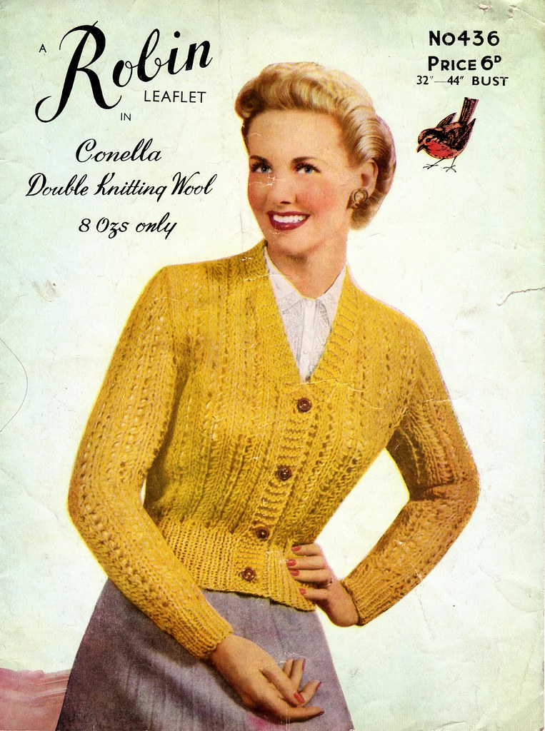 Vintage Knitting Pattern Found rummaging in the local char… Flickr
