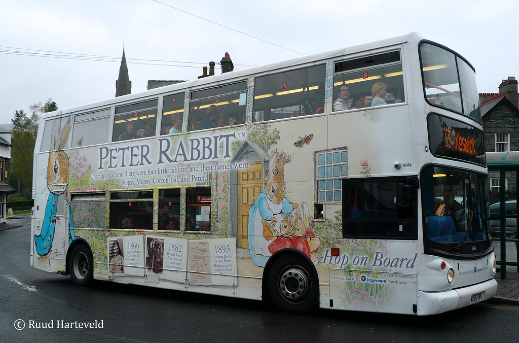 Beatrix Potter bus, Busstation Ambleside, Cumbria (UK) Flickr