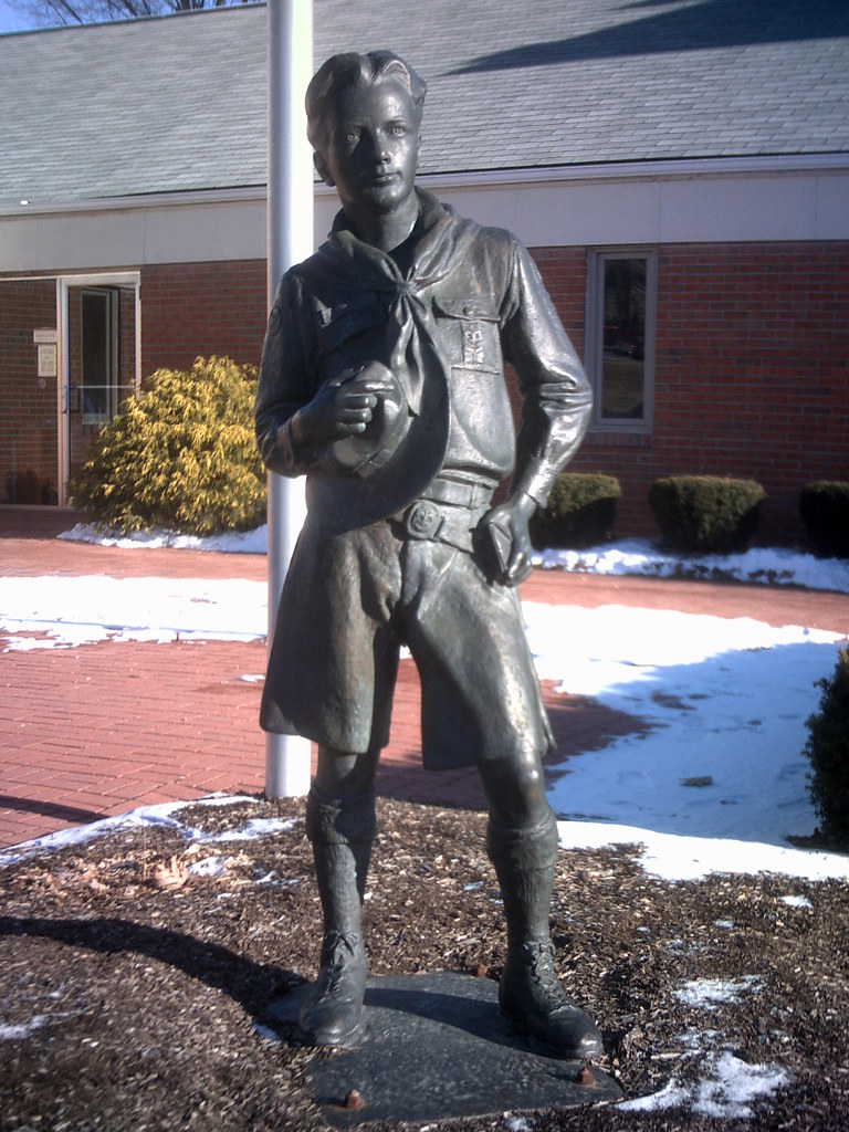 Statue of Boy Scout . Day 25 Statue of Boy Scout in front … Flickr