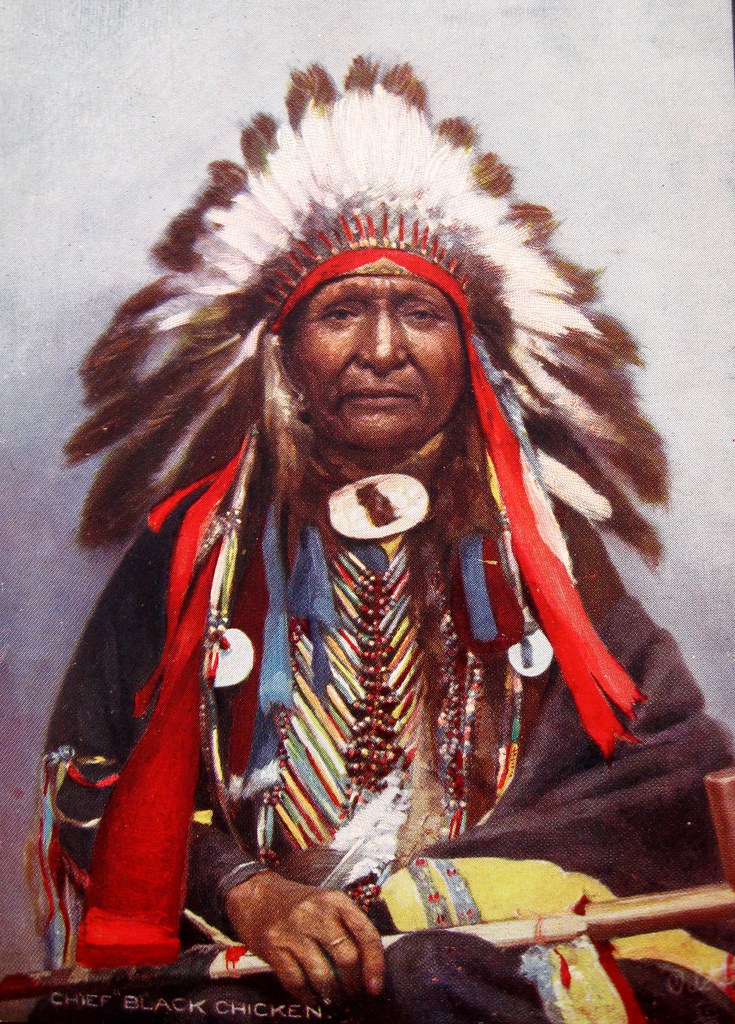 Chief Black Chicken, Yankton Dakota (Sioux) A beautiful ea… Flickr
