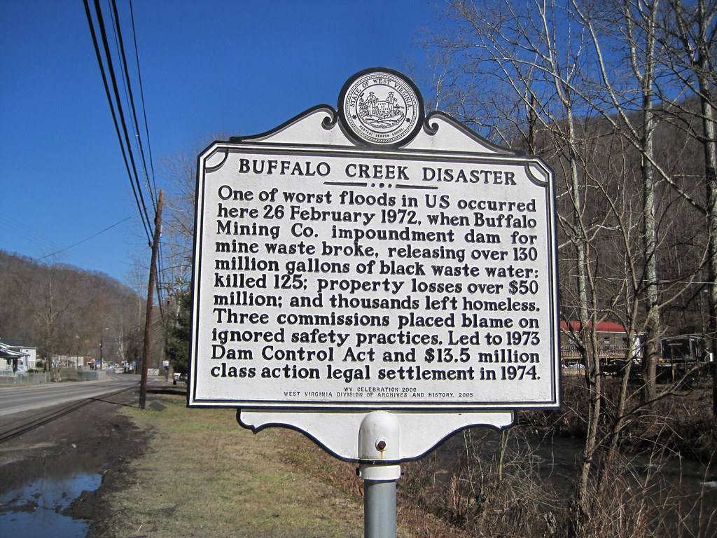 Buffalo Creek Disaster Historical Marker Brian Powell Flickr