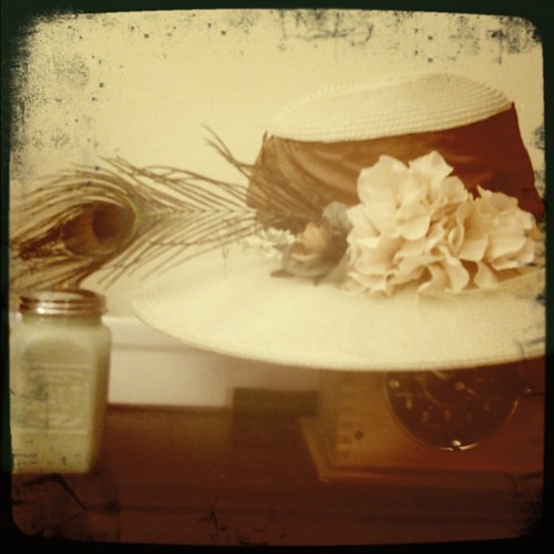 Tea party hat I had to make a hat to wear to a tea party. … Flickr