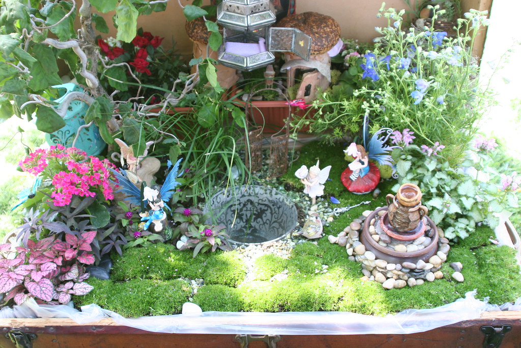 Fairy Garden I took this at the Fairy Festival at Summers … Flickr