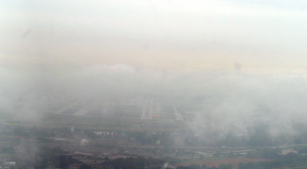 Final Approach 32R In the distance looms Eppley Airfield. Terry