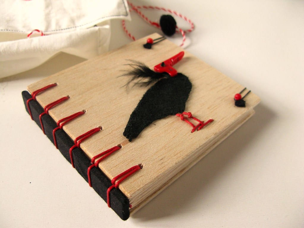 Bald Ibis, Secret Belgian Binding Balsa Wood Notebook Flickr