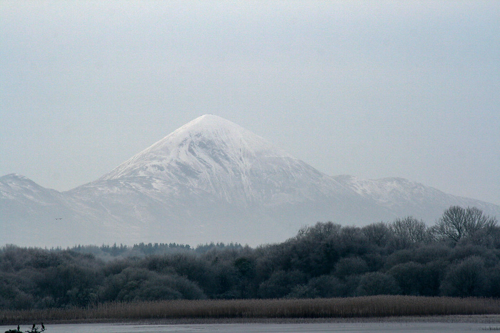 Croagh Patrick frpm Lough Lannagh Castlebar Frank Fullard Flickr
