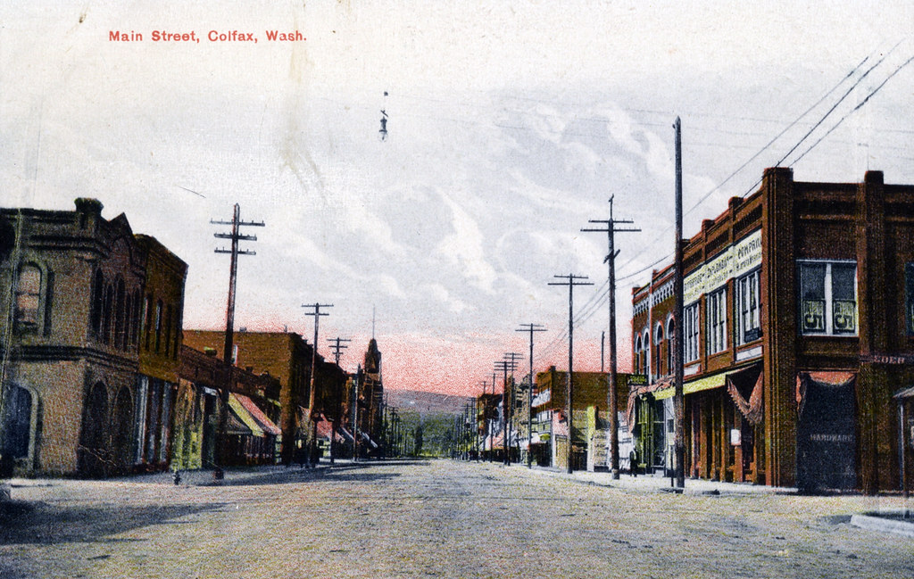 Main Street, circa 1910 Colfax, Washington Main Street, … Flickr