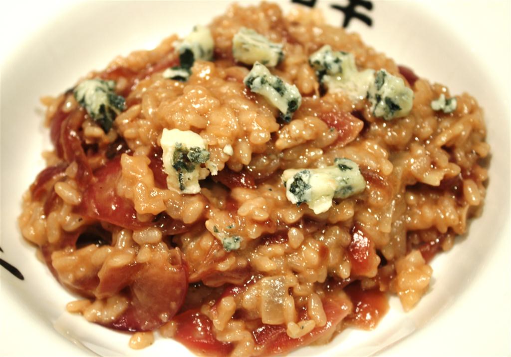 risotto with caramelized onions & roquefort Daring Cook Flickr