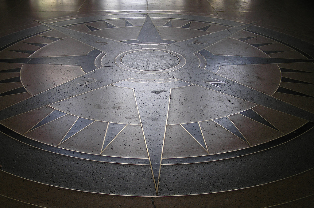 Wellington Station Booking Hall The compass on the floor, … Flickr