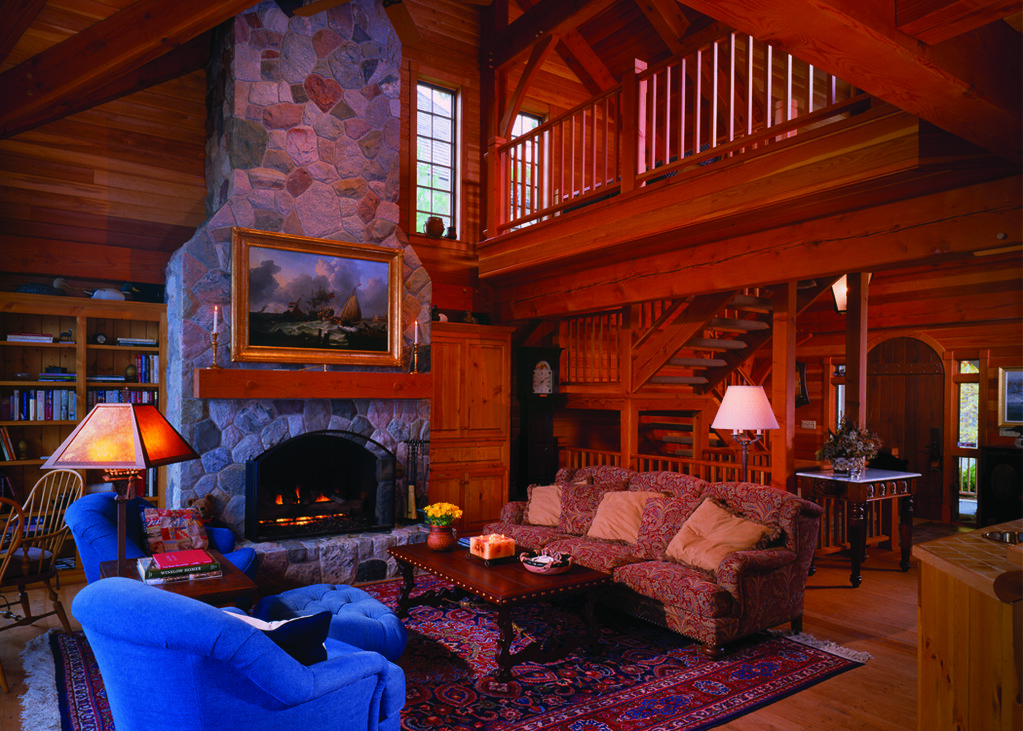 Manitou Shores Timber Frame Home Great Room 2 The timber… Flickr