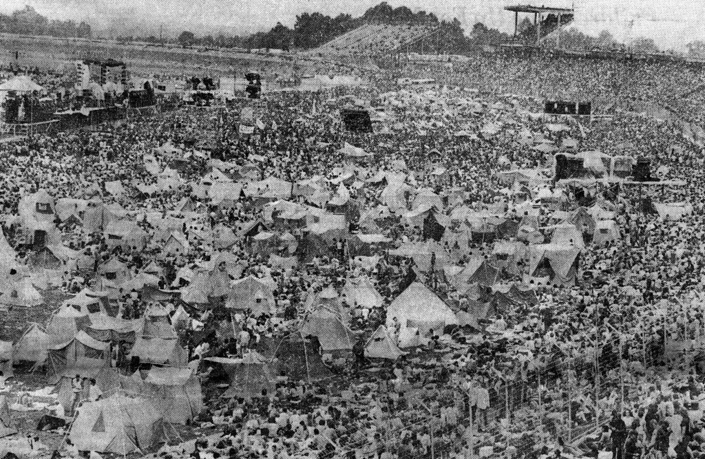 View of Crowd at the August Jam in 1974 Taken by Phil Drak… Flickr