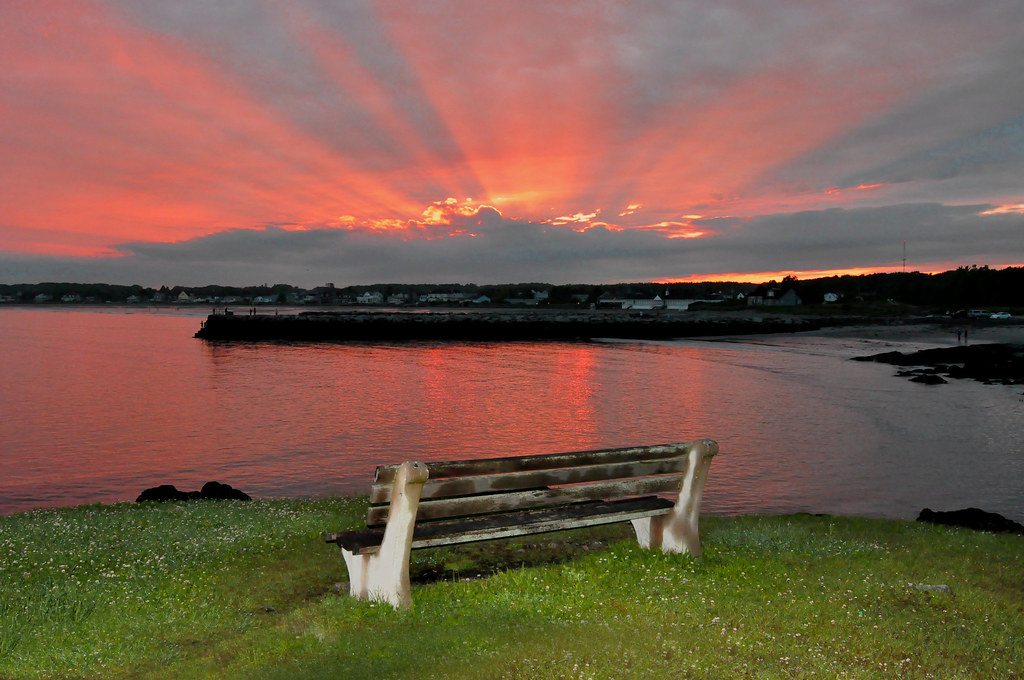 Sunset in Kennebunkport Maine ; Fav Me LOL (colony beach) … Flickr