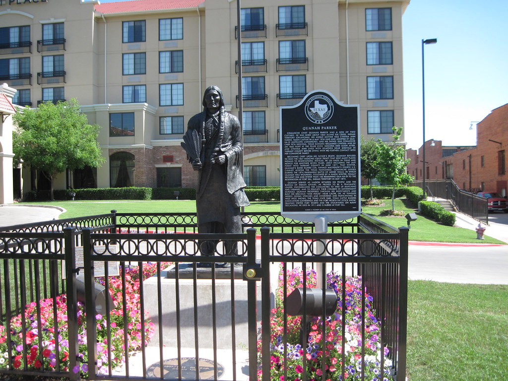 Quanah Parker, Ft. Worth, Texas Historical Marker Sorry, n… Flickr
