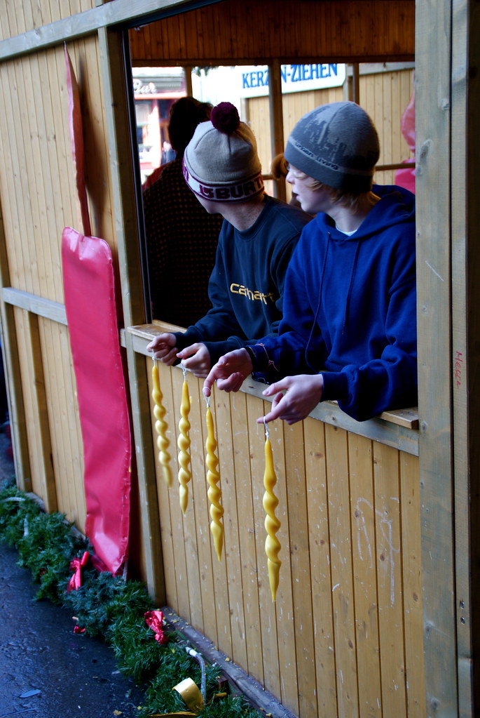 Dudes with candles. Tony Lyon Flickr