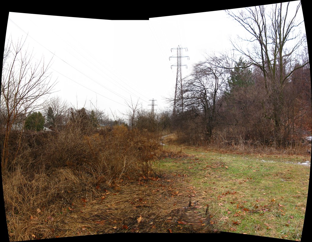 Pottery Road north of the tracks, facing west Lone Primate Flickr