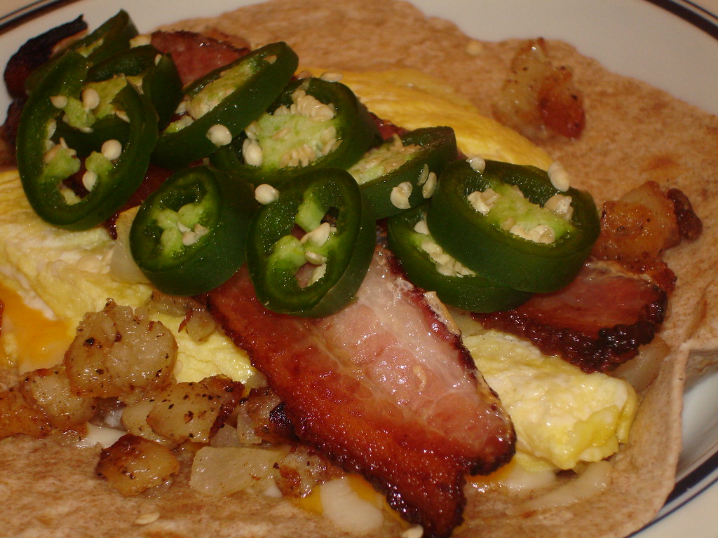 Breakfast burrito joefoodie Flickr