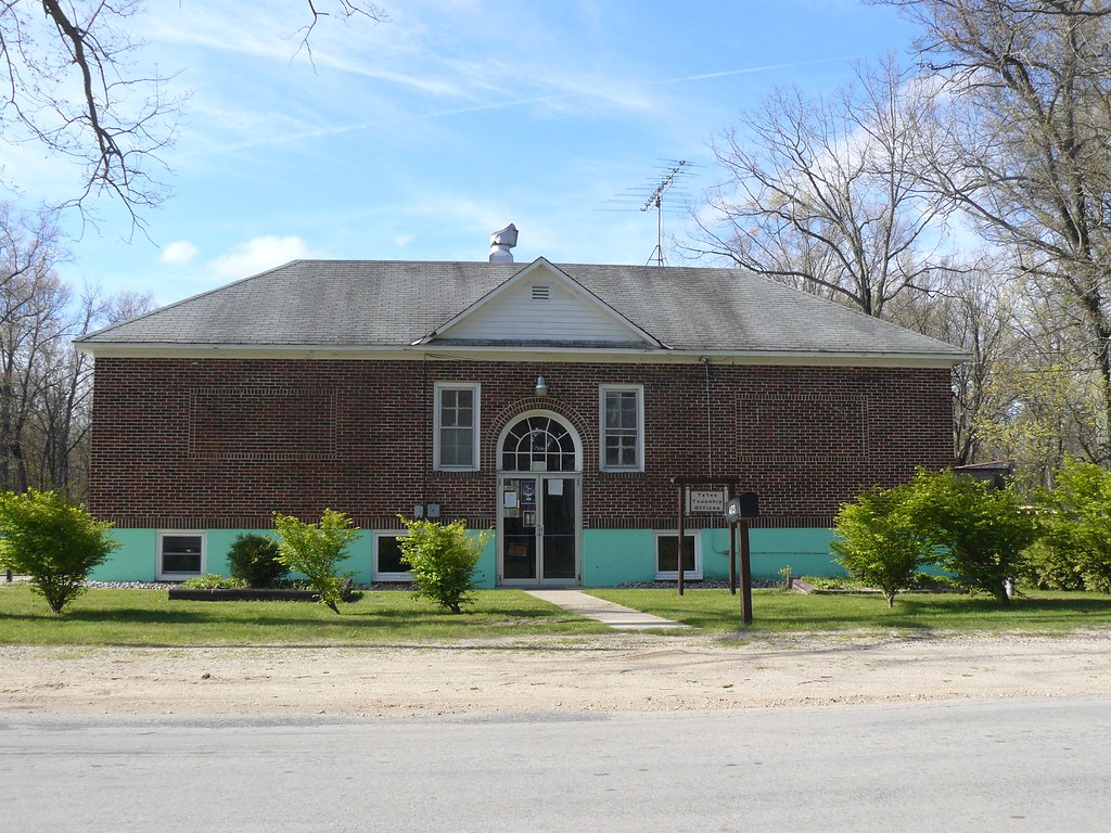 Yates Township Offices & Library (former school) Michigan State