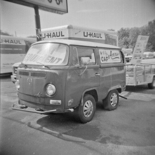 Hubcap Annie 2 Captured with a Holga 120N and Kodak TriX4… Flickr