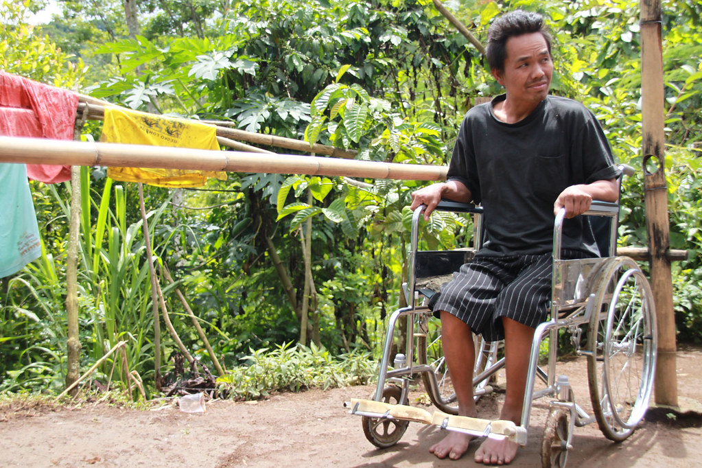 Wheelchair patient For this patient a mobility aid was als… Flickr