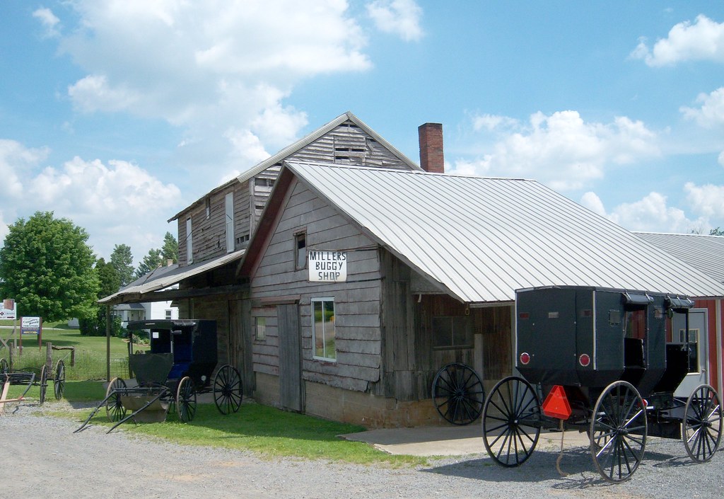 Miller's Buggy Shop Route 241. Holmes County, Ohio. bjebie Flickr
