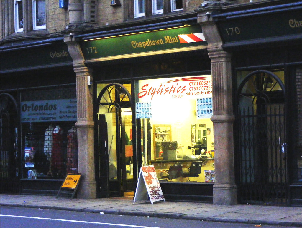 Stylistics Chapeltown Road, Leeds barbers shop mostly ca… Flickr