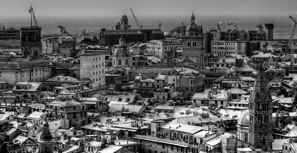 Genoa under the snow View Large Federico Flickr