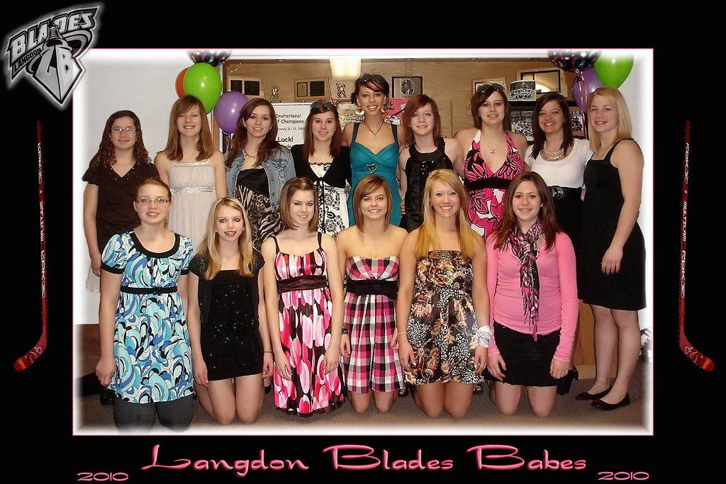 Langdon Blades Babes Langdon Girls Hockey Team I should no… Flickr