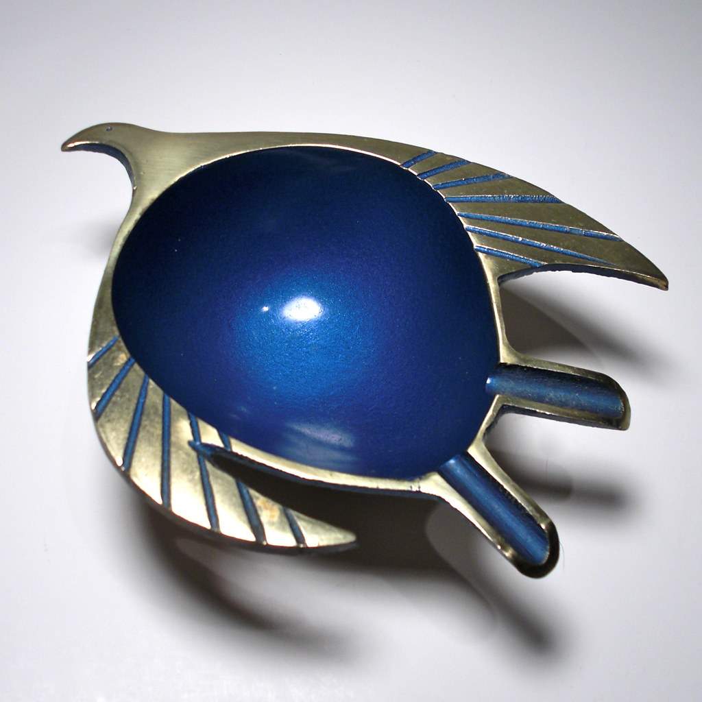 Brass Enamel Bowl Made in Israel retrosapien Flickr