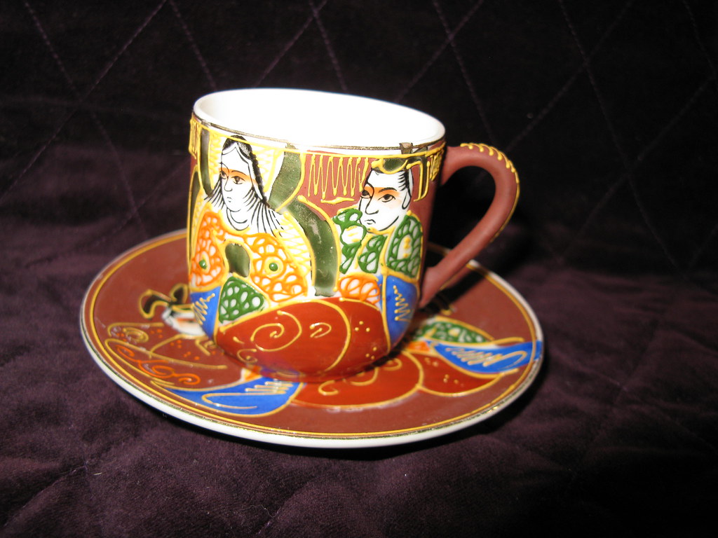 Japanese teacup and saucer krowitza Flickr