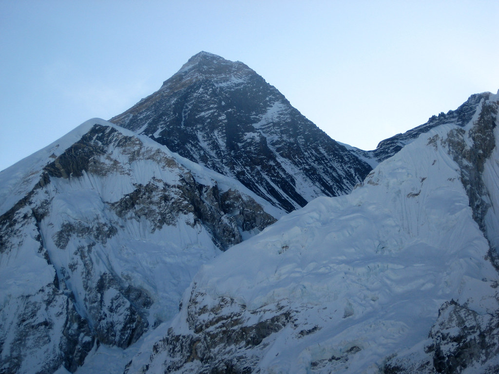 Mount Everest Gipfel des Mount Everest, aufgenommen vom Gi… Flickr