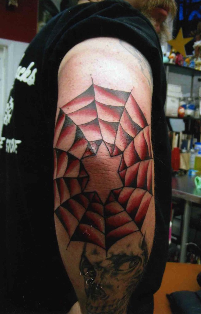 spider web elbow tattoo spider web A Gypsy Rose Tattoo