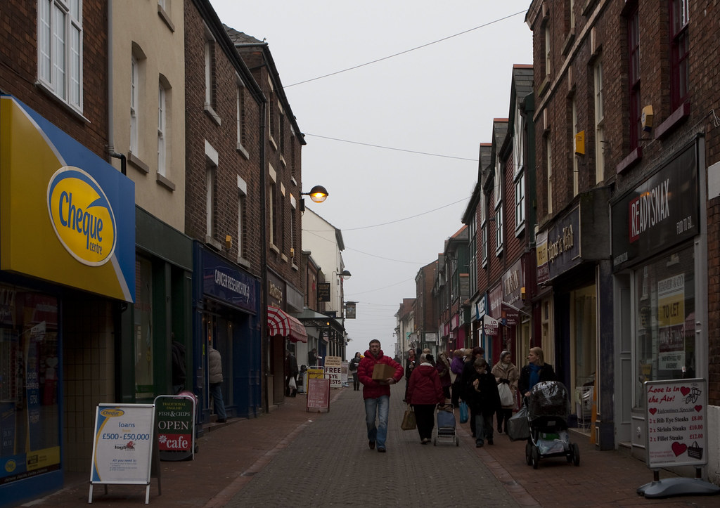 Burscough St, Ormskirk It appears that one shop is trying … Flickr