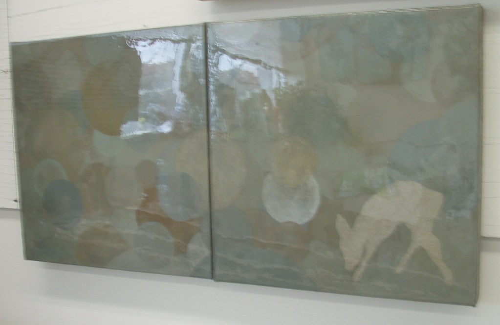 resin over oil painting i know its hard to see with all of… Flickr