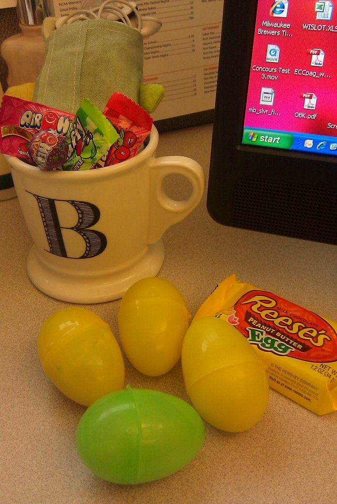 office easter egg hunt i found four eggs! score. Flickr