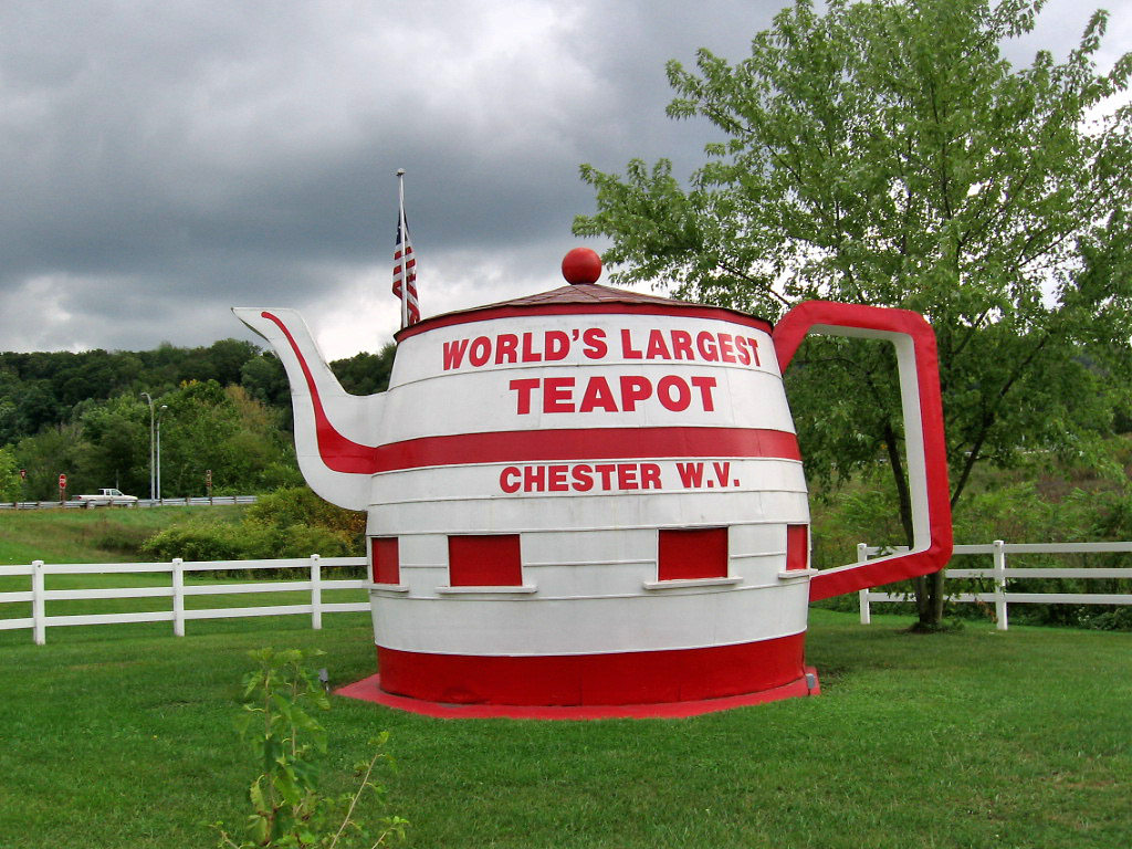 World's Largest Teapot, Chester, W.V. (It wasn't actually … Flickr