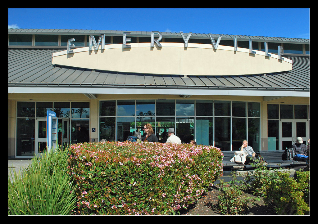 Emeryville Amtrak station The Emeryville, California train… Flickr