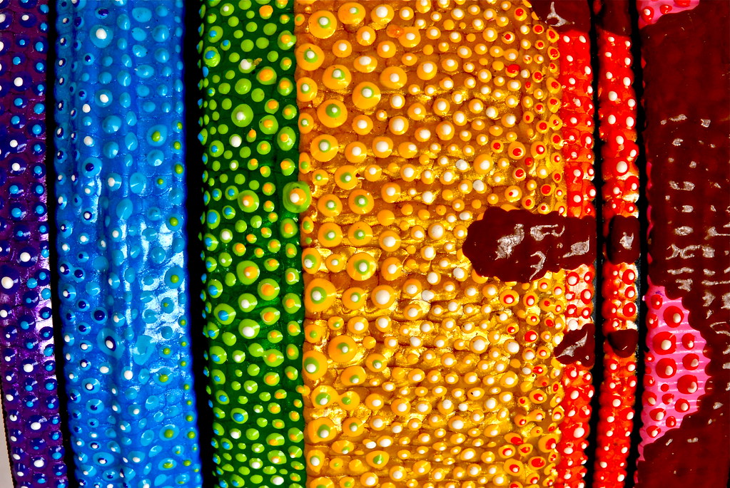 Sundae Zoom, detail 3D paint on Canon EF 28135mm lens