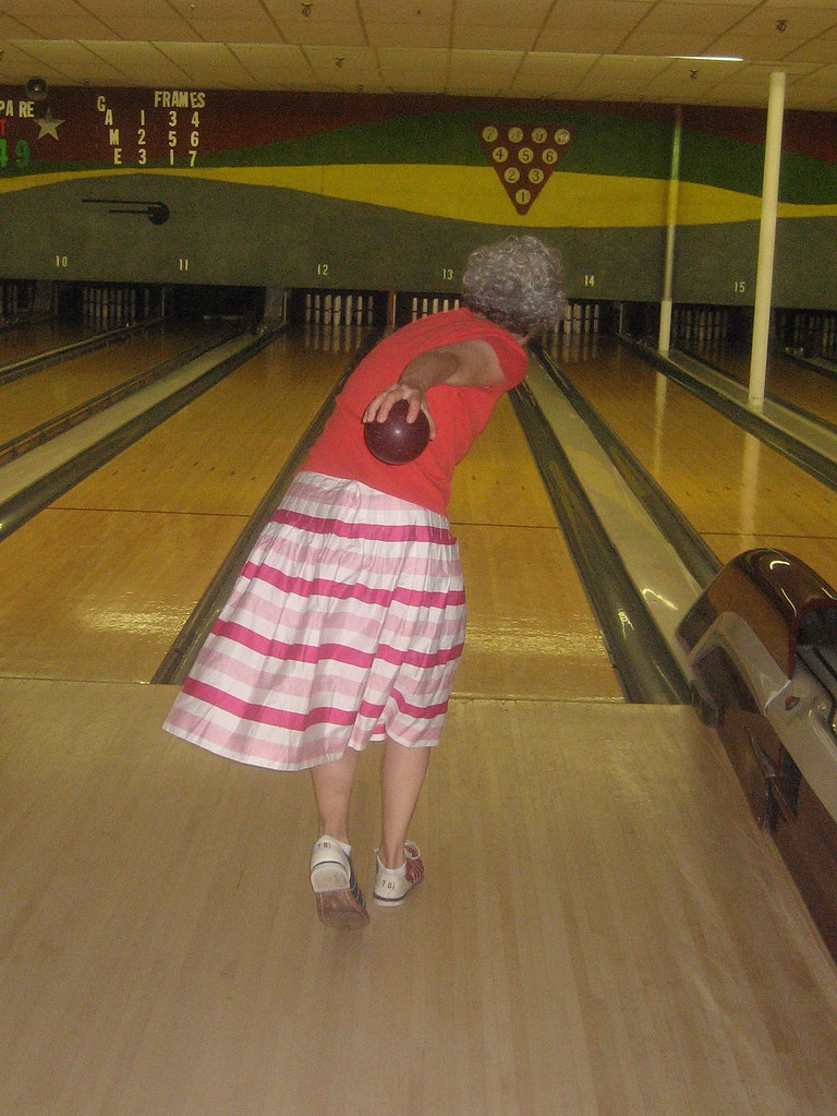 Candlepin Bowling in Skirts megan brooks Flickr