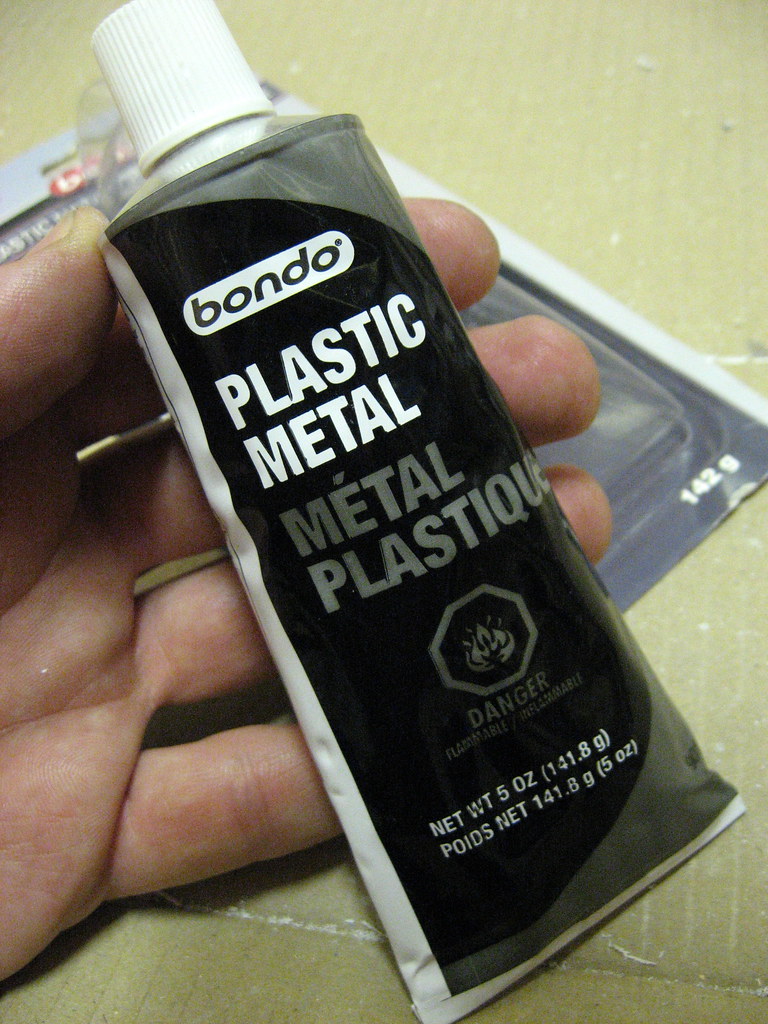 Bondo Plastic Metal OK... so I thought I'd give this a try… Flickr