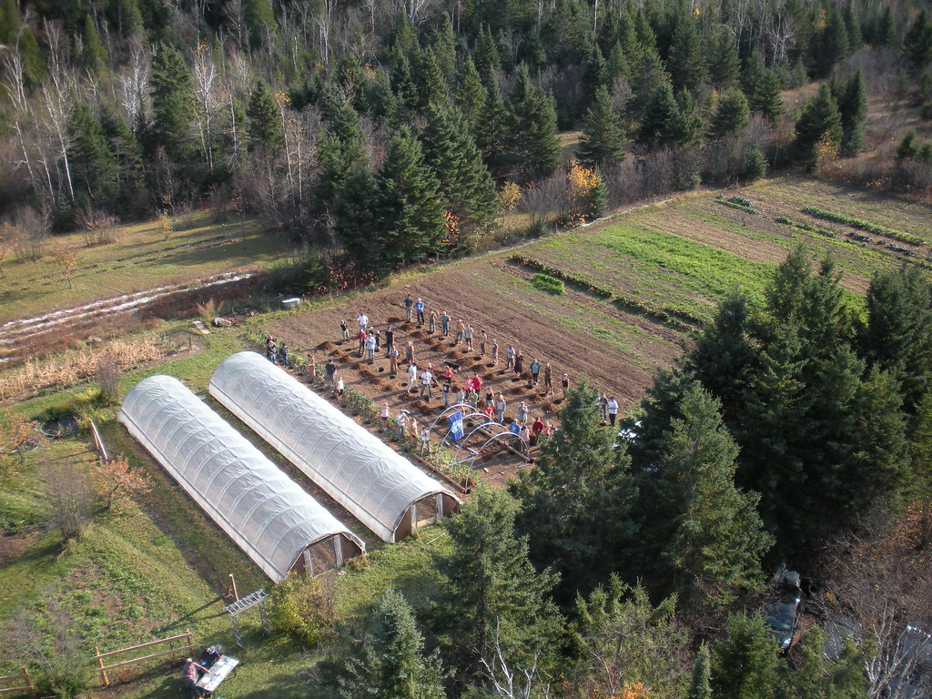 Finland, MN Greenhouses at Round River Farm BirdsEye V… Flickr