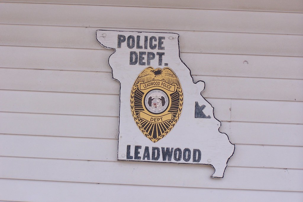 Leadwood Police Department Sign Leadwood, St. Francois Cou… Flickr