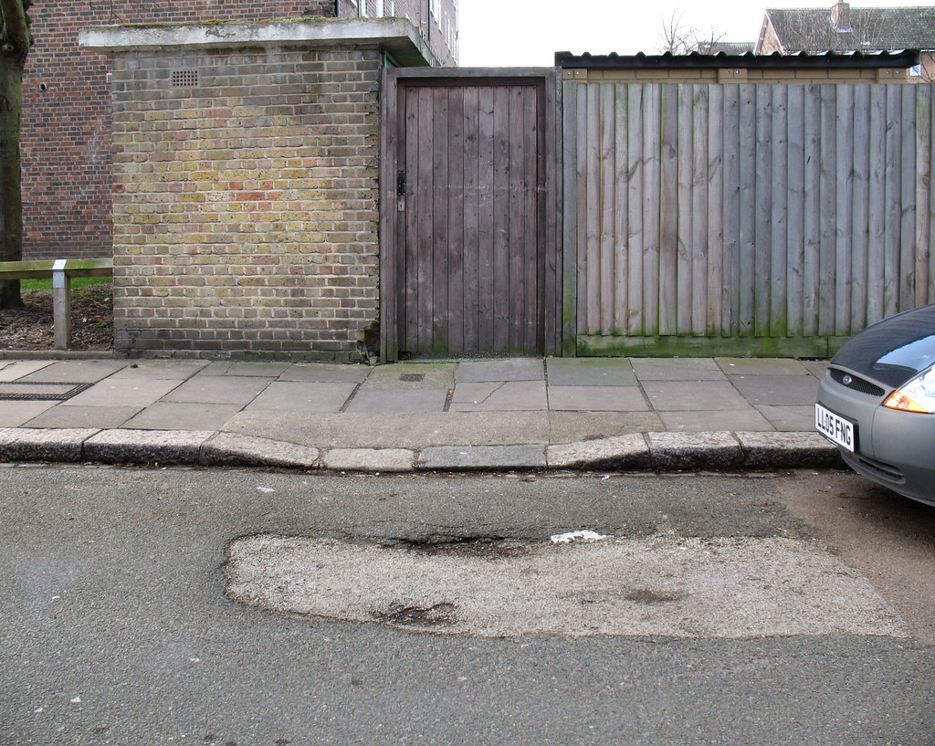 Pothole Kemble Road. Update 16 February 2010 a photo on Flickriver
