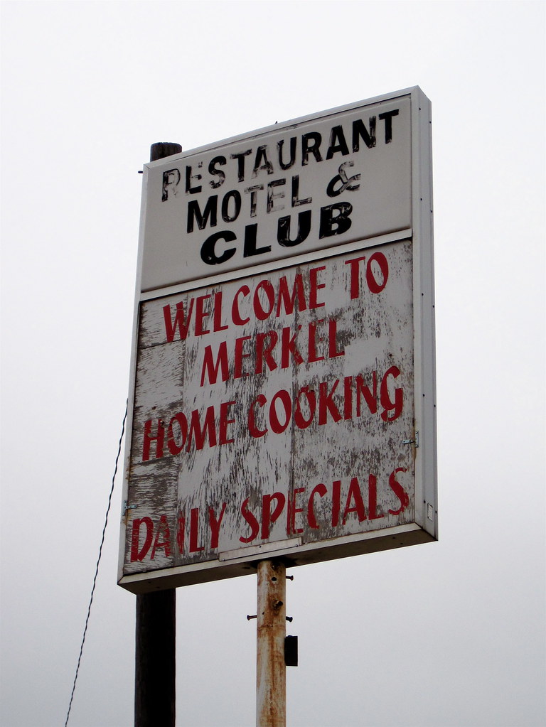 Restuarant, Motel and Club, Merkel, TX Merkel, Texas had i… Flickr