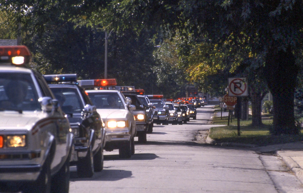 19860940 12 Police Cars Lyons, IL Whoever they were chasin… Flickr