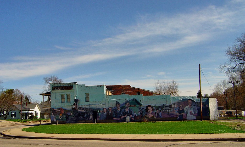 Glouster Ohio Building Mural A beautiful community buildin… Flickr